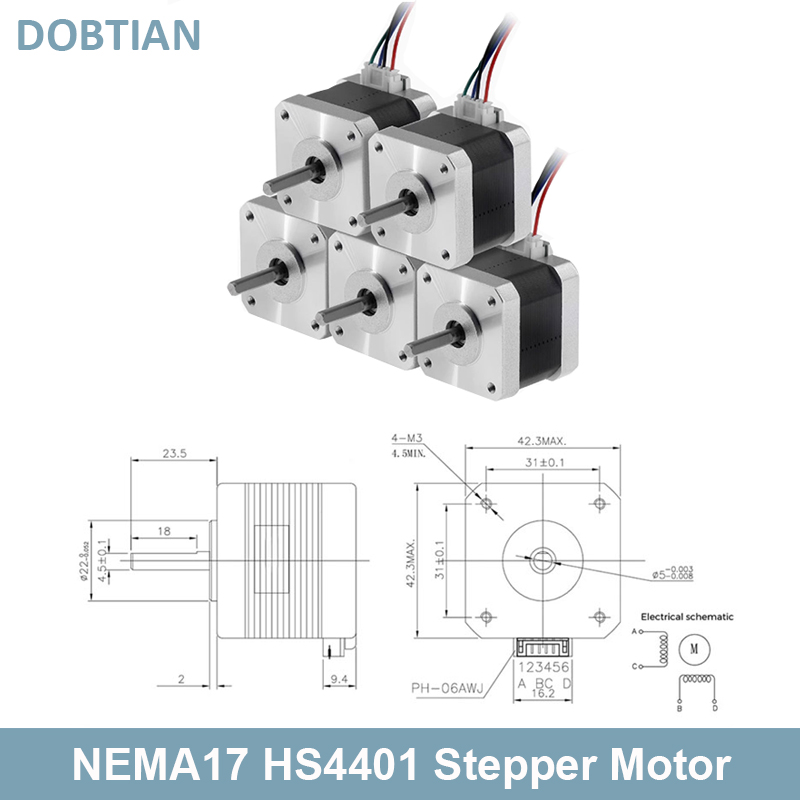 Industrial Laser Cutting Machine - Higher Precision Nema17 Stepper Motor 17HS4401