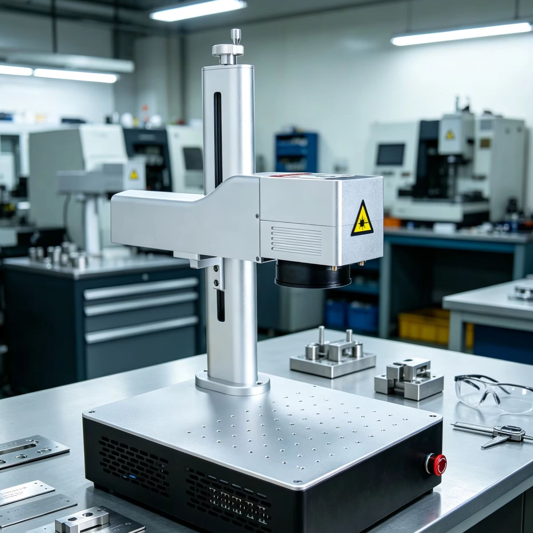 Industrial Fiber Laser Marking - Industrial Laser Engraving Machine For Metal 评论和价格
