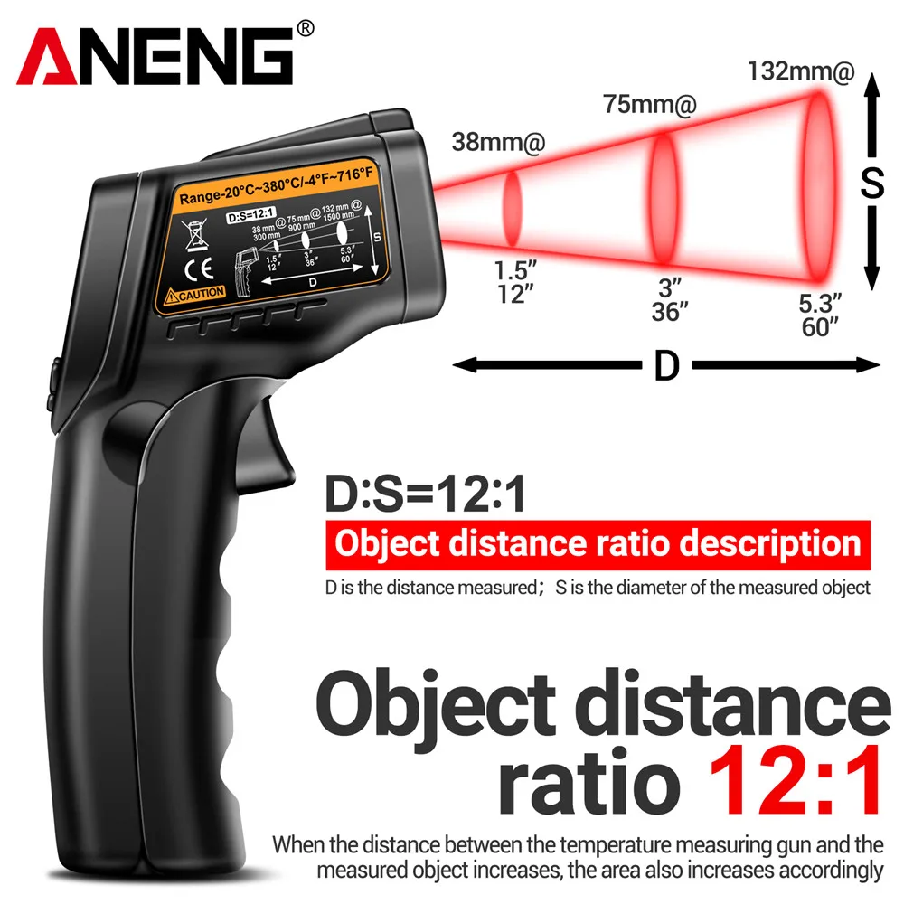 Infrared Laser Temperature Gun - Industrial Laser Temperature Gun 评论和价格