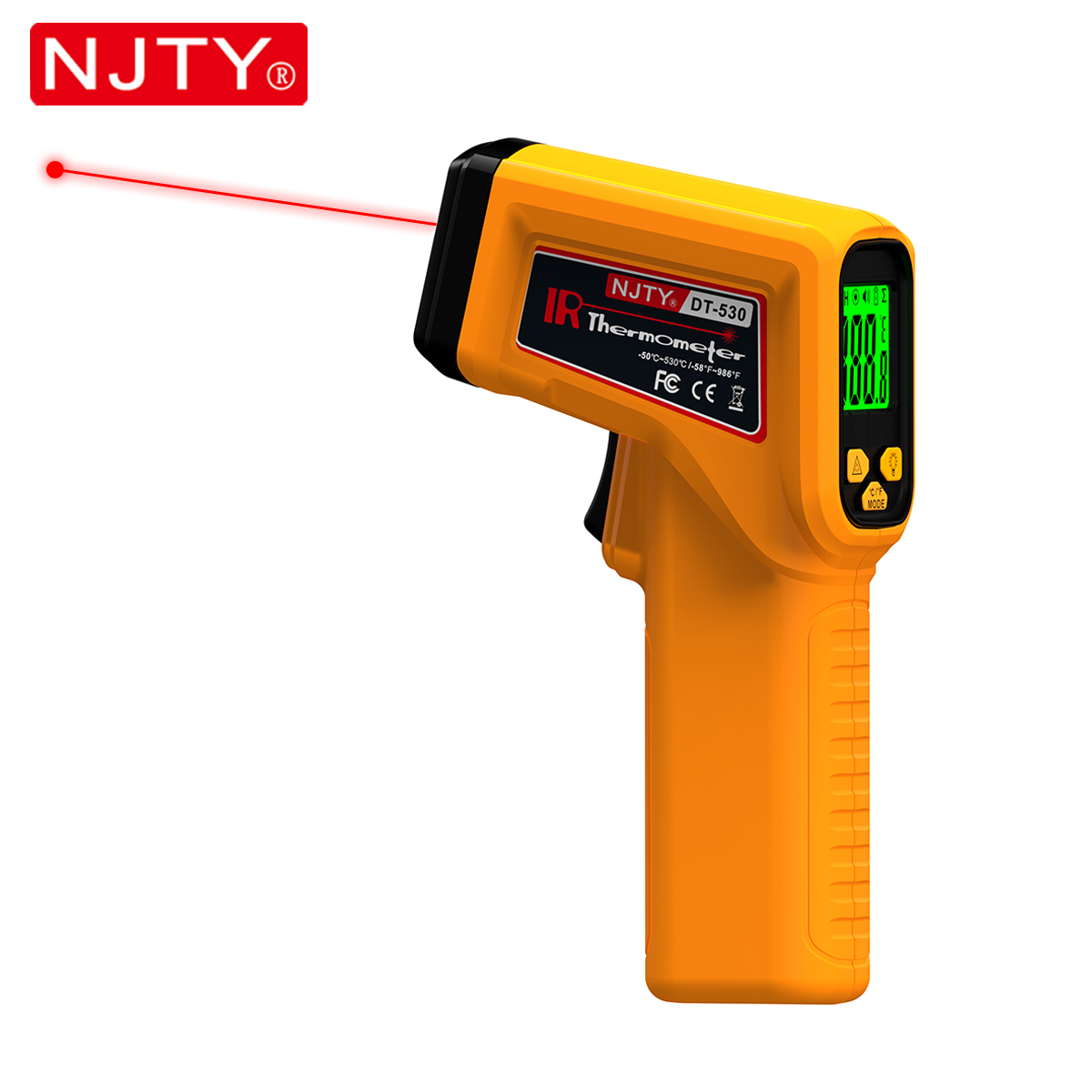 NJTY Infrared Thermometer Lase - Industrial Laser Temperature Gun 评论和价格
