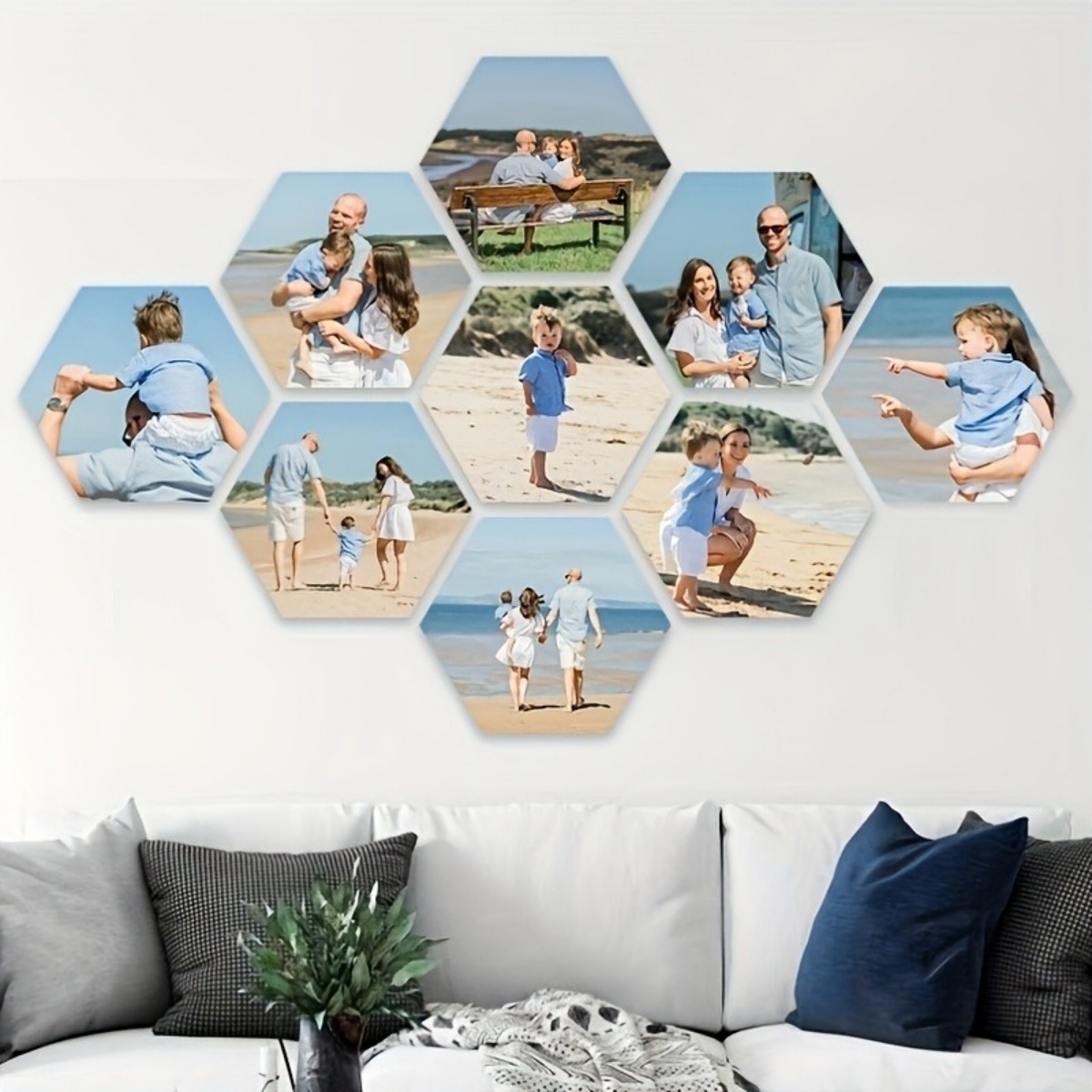 Custom Wall Decor — Modern Hex - Industrial Laser Power 评论和价格