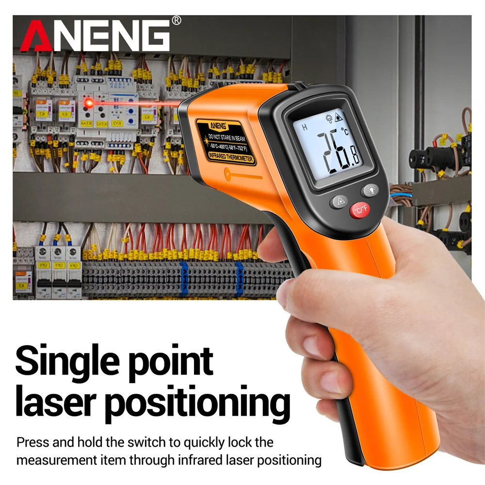 ANENG TH201 Infrared Thermomet - Industrial Laser Temperature Gun 评论和价格