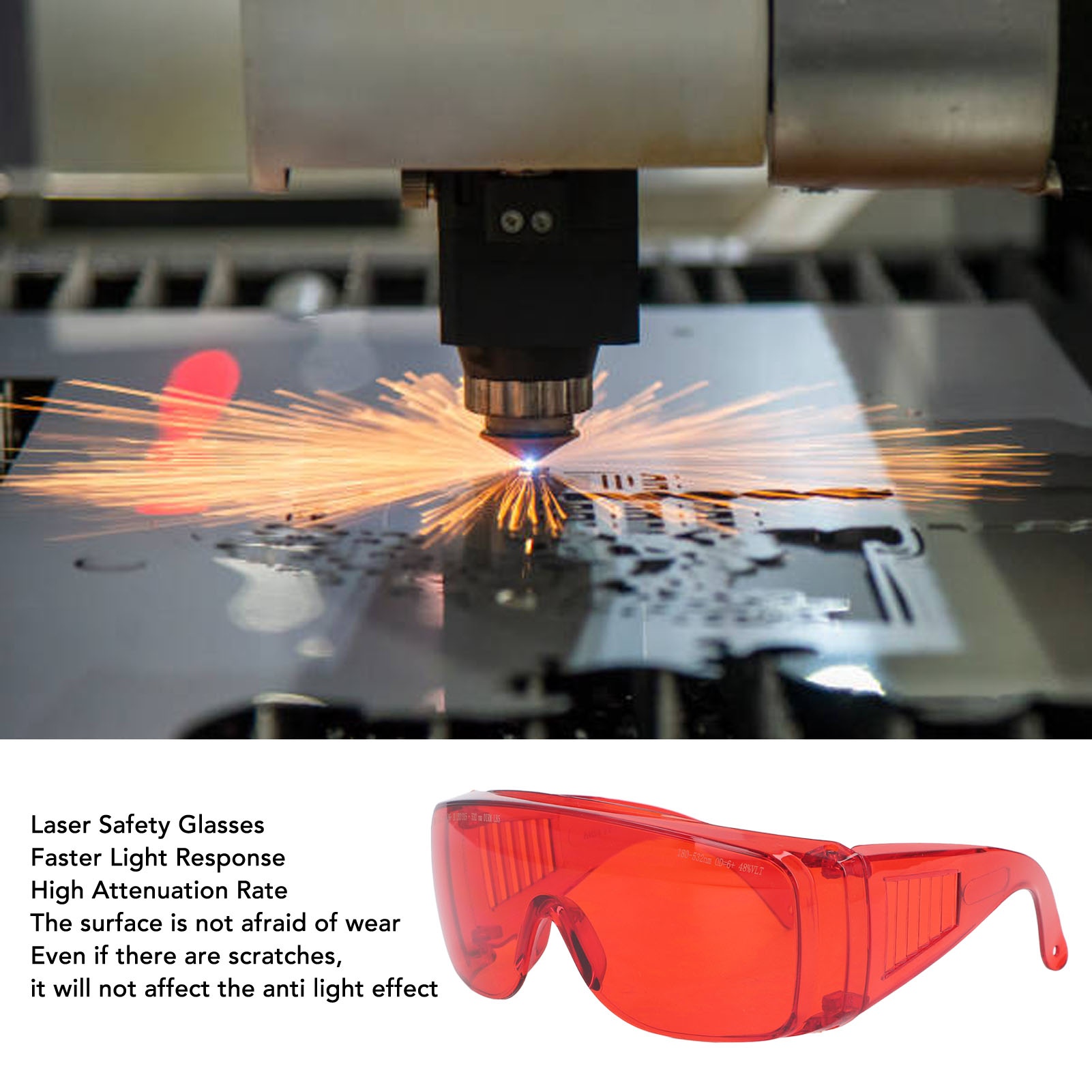 Laser Glasses Red 180 To 532nm - Industrial Laser Glasses 评论和价格