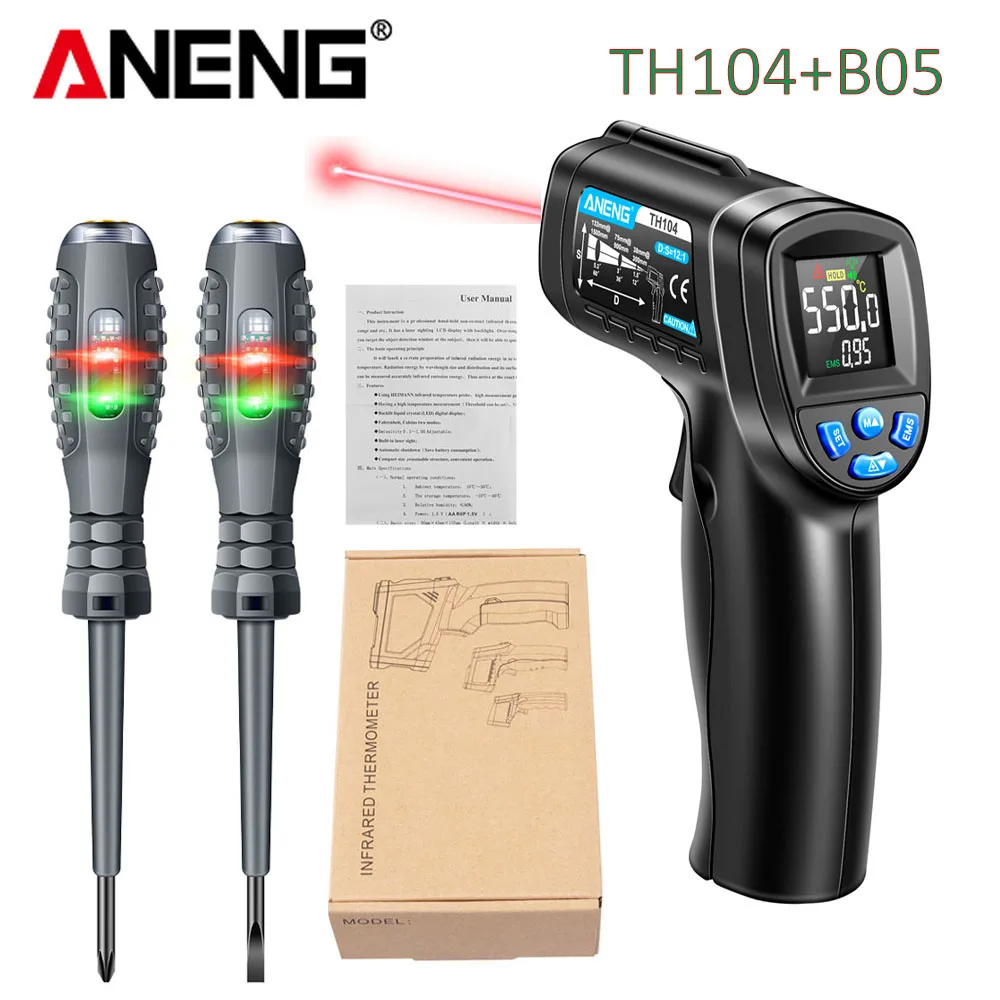 Infrared Thermometer Industria - Industrial Laser Temperature Gun 评论和价格
