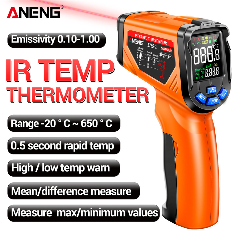 ANENG TH05 Infrared Thermomete - Industrial Laser Temperature Gun 评论和价格
