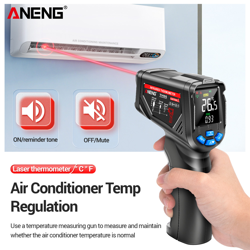 ANENG TH05 Infrared Thermomete - Industrial Laser Temperature Gun 评论和价格