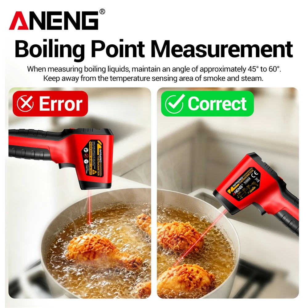 ANENG TH204 Non-contact Infrar - Industrial Laser Temperature Gun 评论和价格