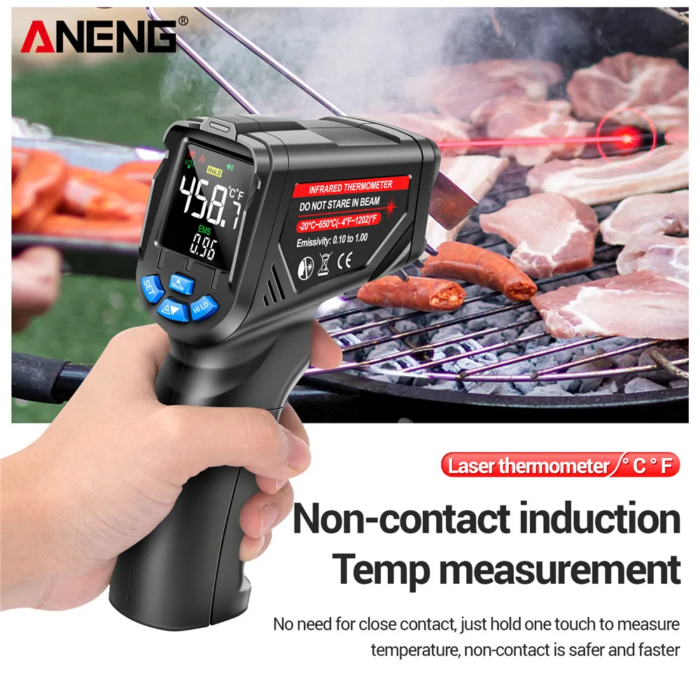 Infrared Thermometer Digital N - Industrial Laser Temperature Gun 评论和价格