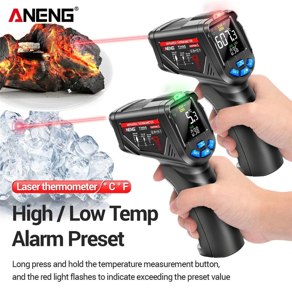 Infrared Thermometer Digital N - Industrial Laser Temperature Gun 评论和价格