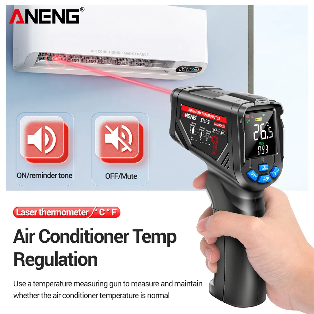 Infrared Thermometer Digital N - Industrial Laser Temperature Gun 评论和价格